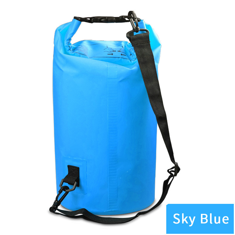 Outdoor Waterproof Sport Dry Bag With Adjustable Shoulder Strap For Beach; Drifting; Mountaineering Outdoor Backpack Waterproof Hiking Bag 500D Nylon Tarpaulin Dry Waterproof Pouch Bag - Image 4